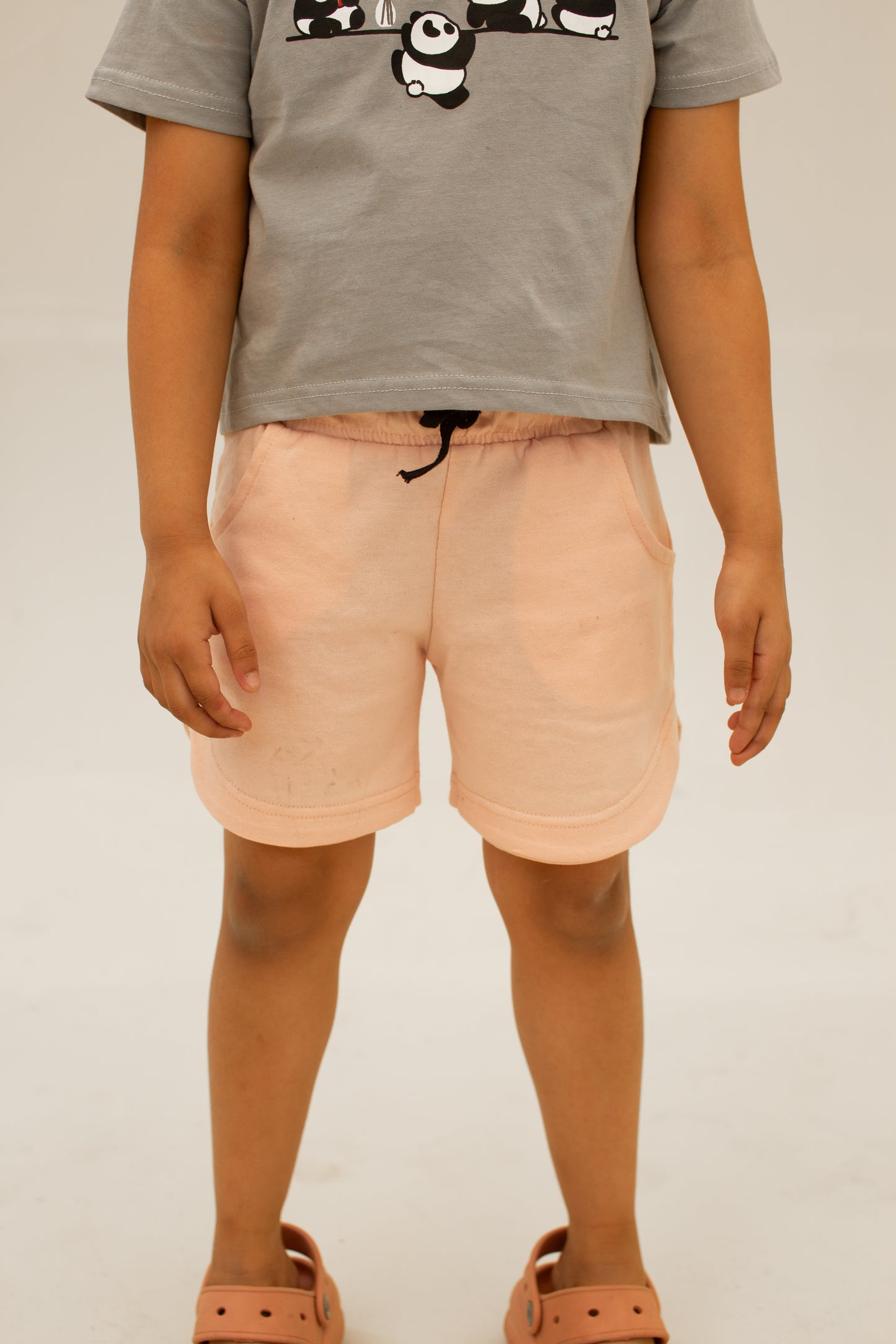 Girls Varsity pink Bermuda shorts