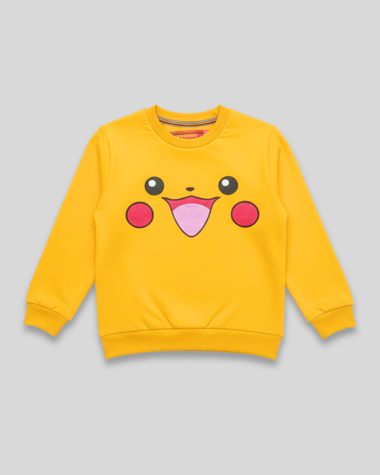Pokémon Pikachu Face Fleece Sweatshirt