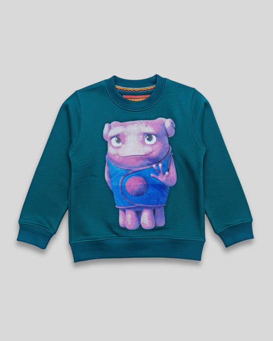 Friendly Alien Buddy Terry Sweatshirt