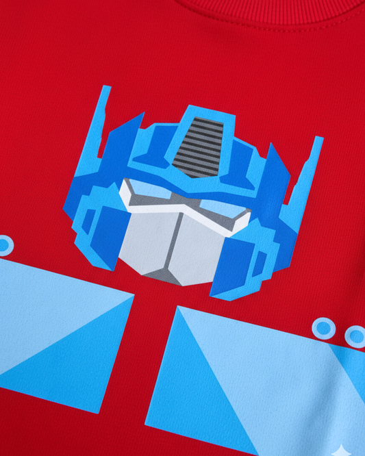 Transformers Optimus Prime Graphic Fleece Sweatshirt