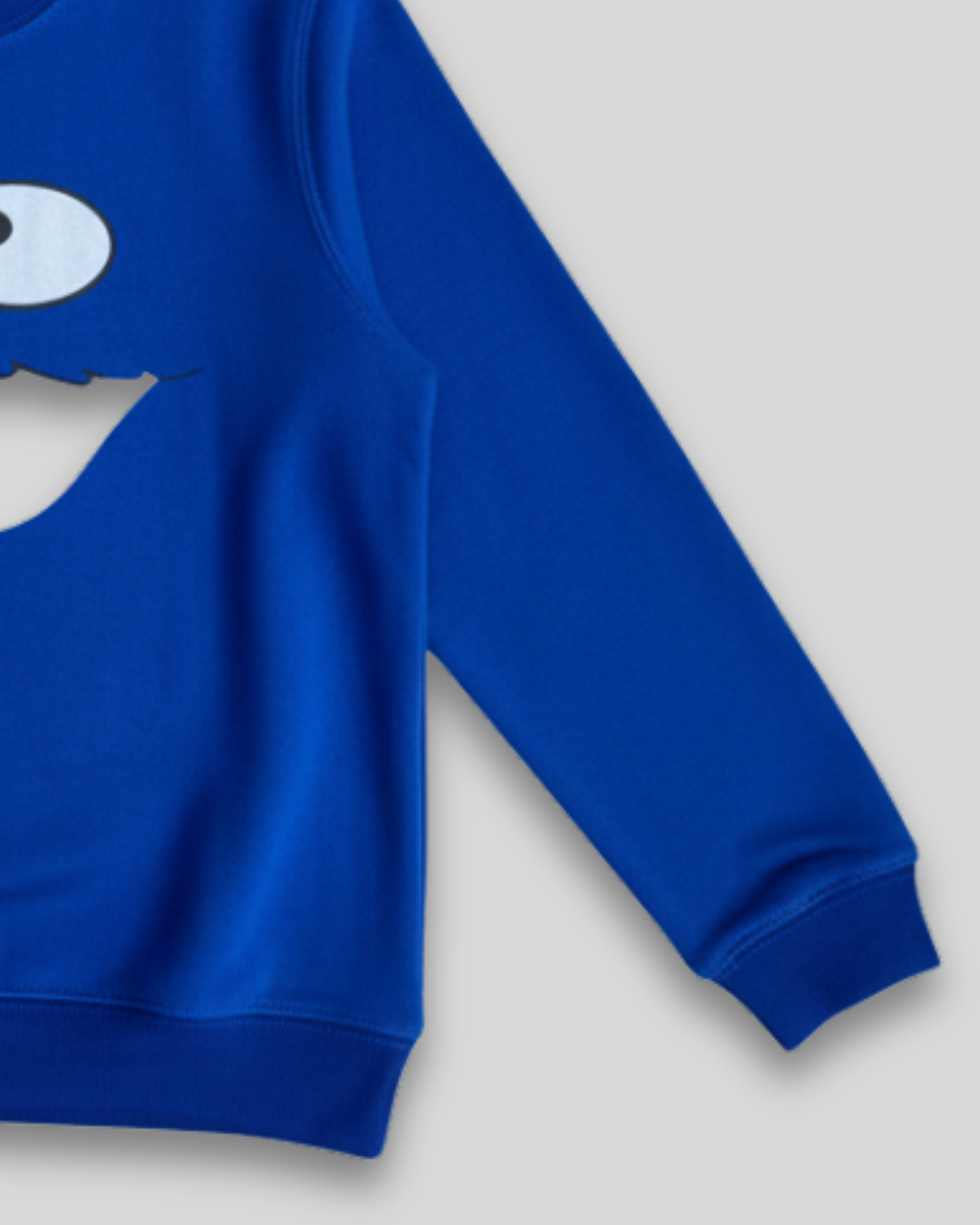 Cookie Monster Face Fleece Sweatshirt