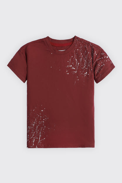 Girls Paint Splash Tee