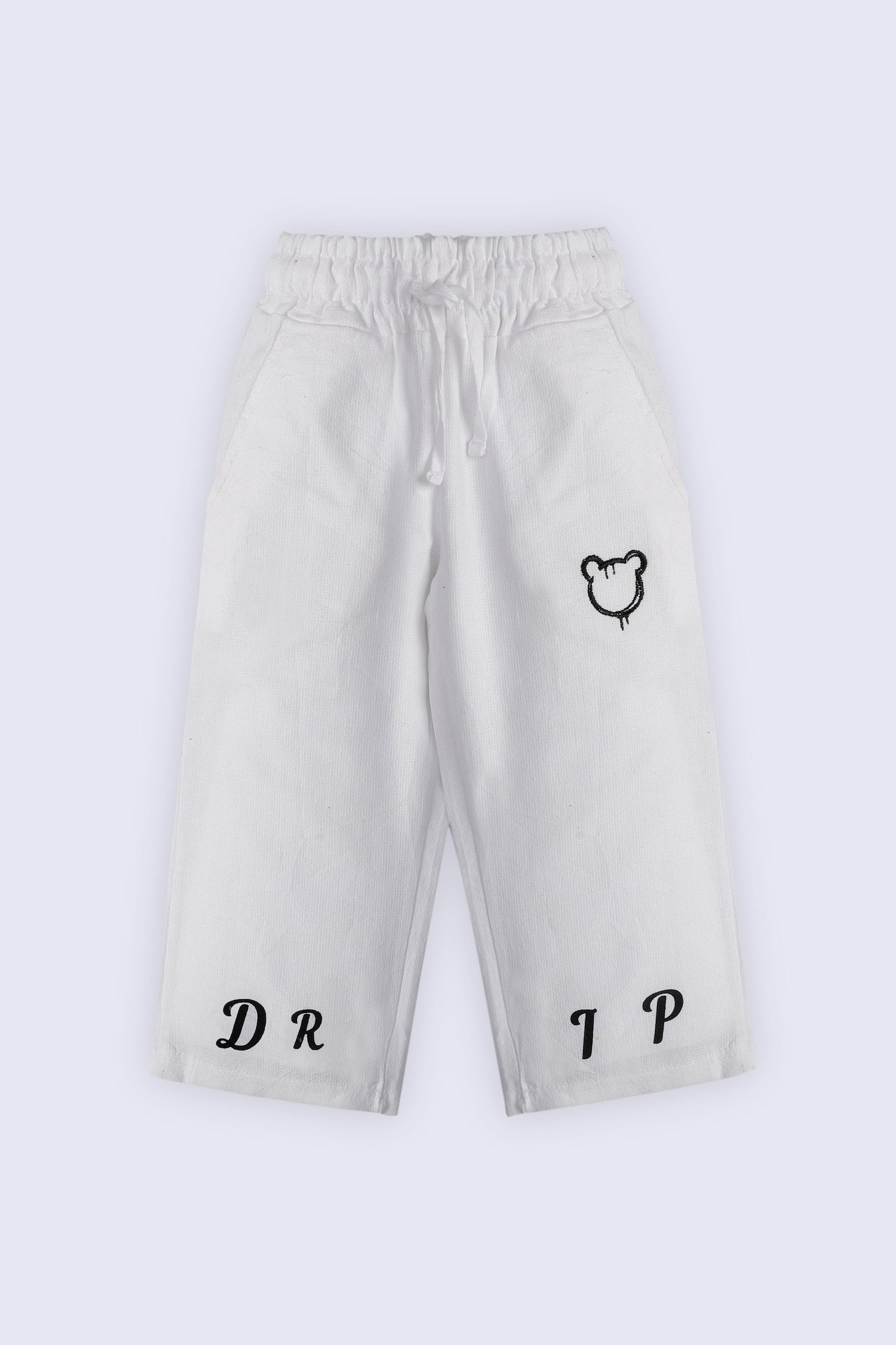 Unisex “Drip No Feel” Cotton Trousers