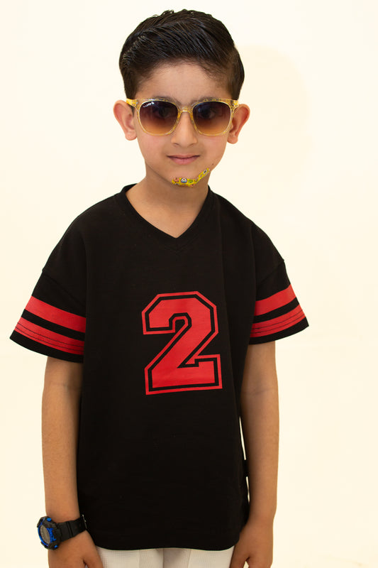 Boys Varsity Number Tee