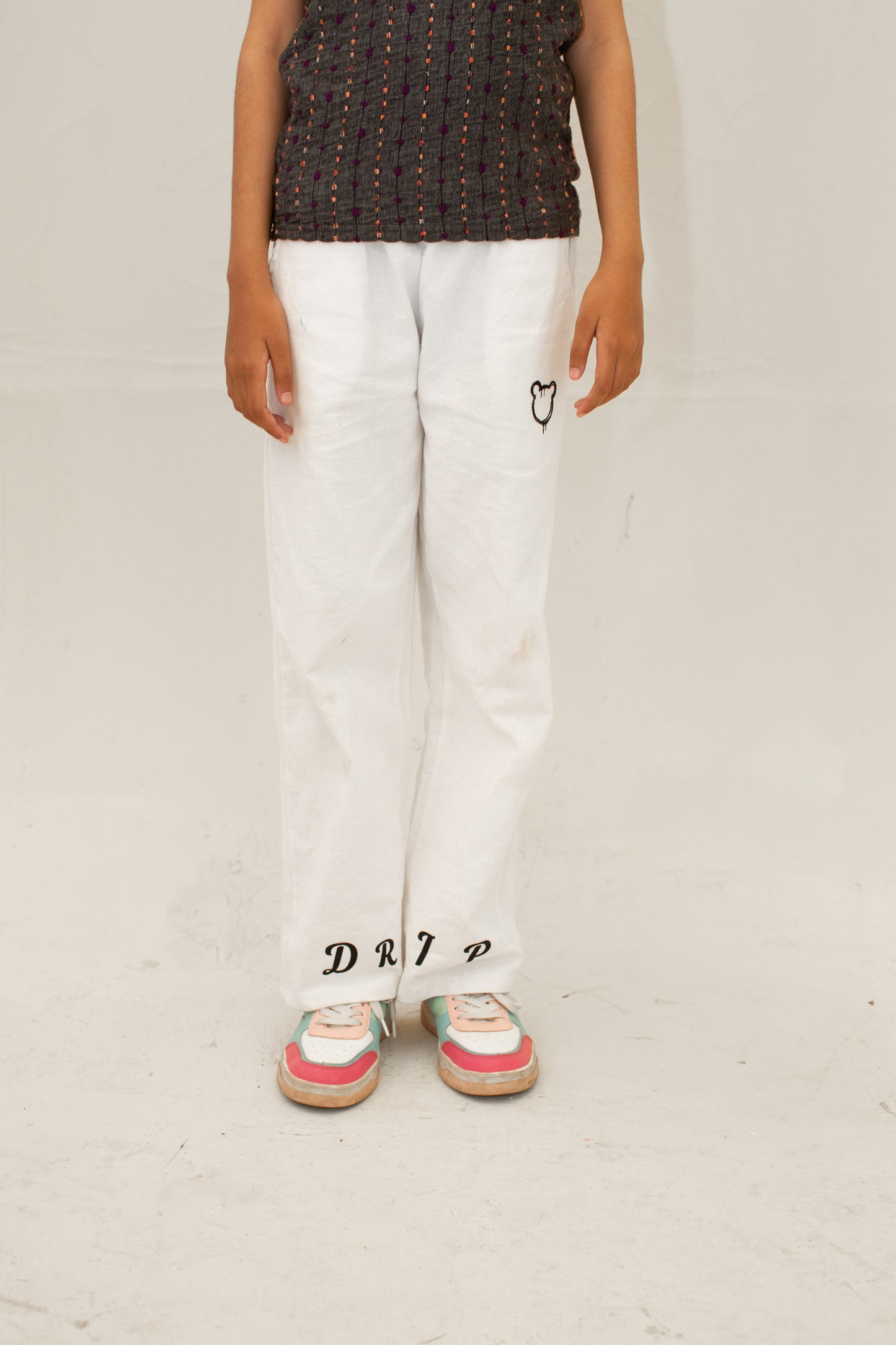 Unisex “Drip No Feel” Cotton Trousers