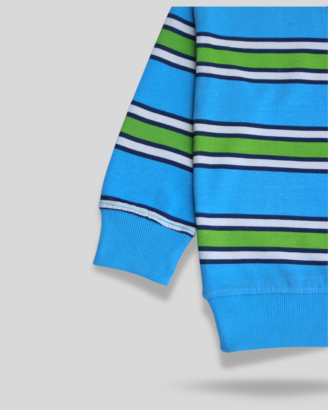 Boys Vibrant Stripe Fleece Sweatshirt