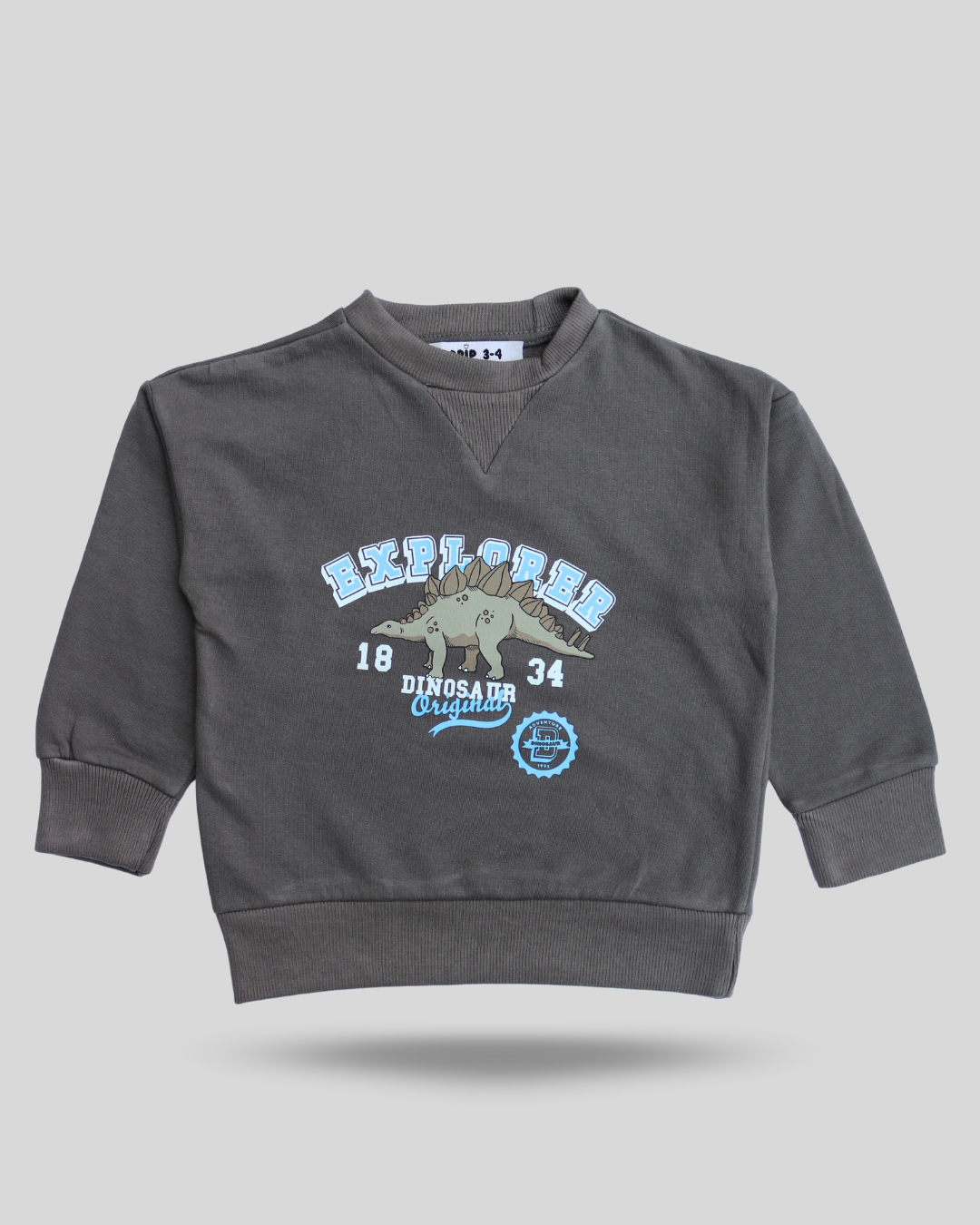 Explorer Brown Fleece Sweatshirt