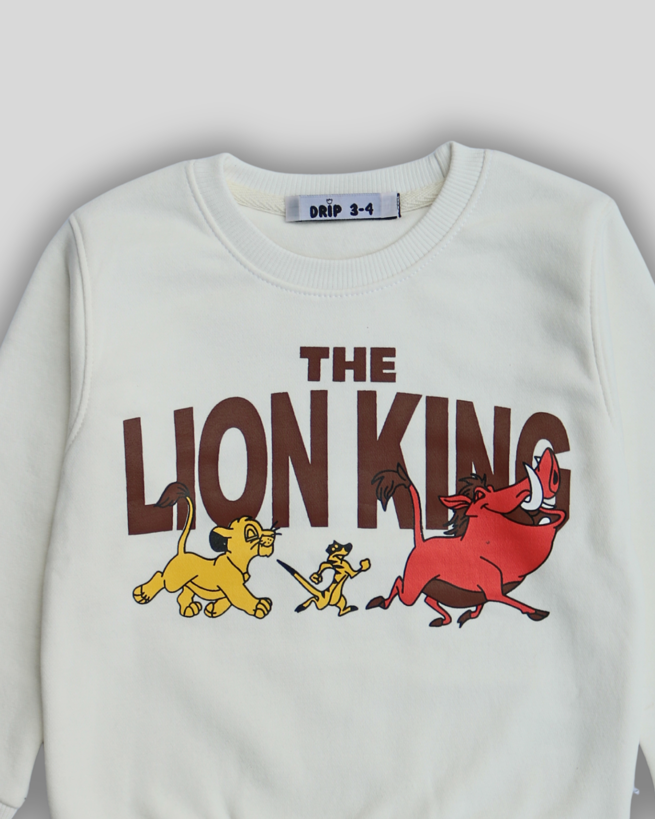 Boys The Lion King Kids Cotton Fleece Sweatshirt