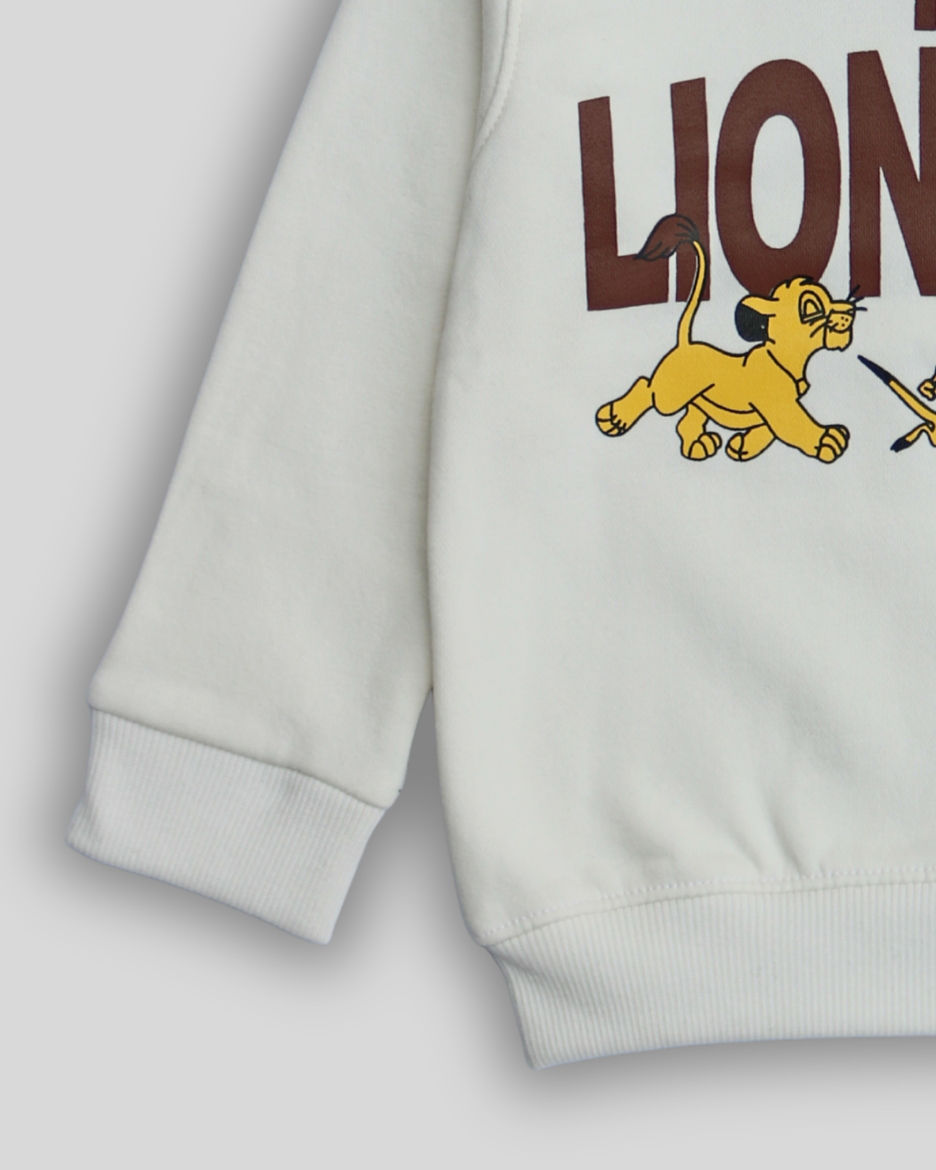 Boys The Lion King Kids Cotton Fleece Sweatshirt