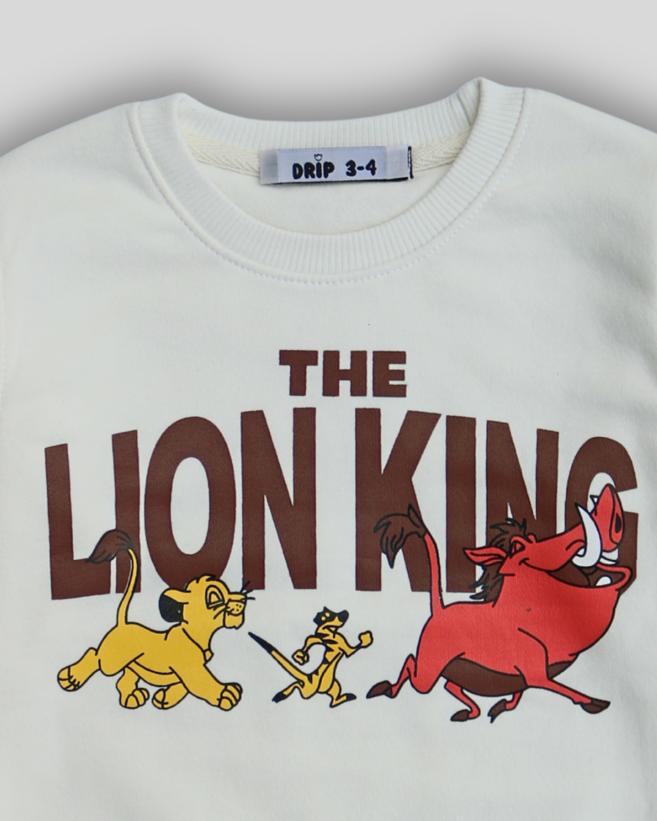 Boys The Lion King Kids Cotton Fleece Sweatshirt