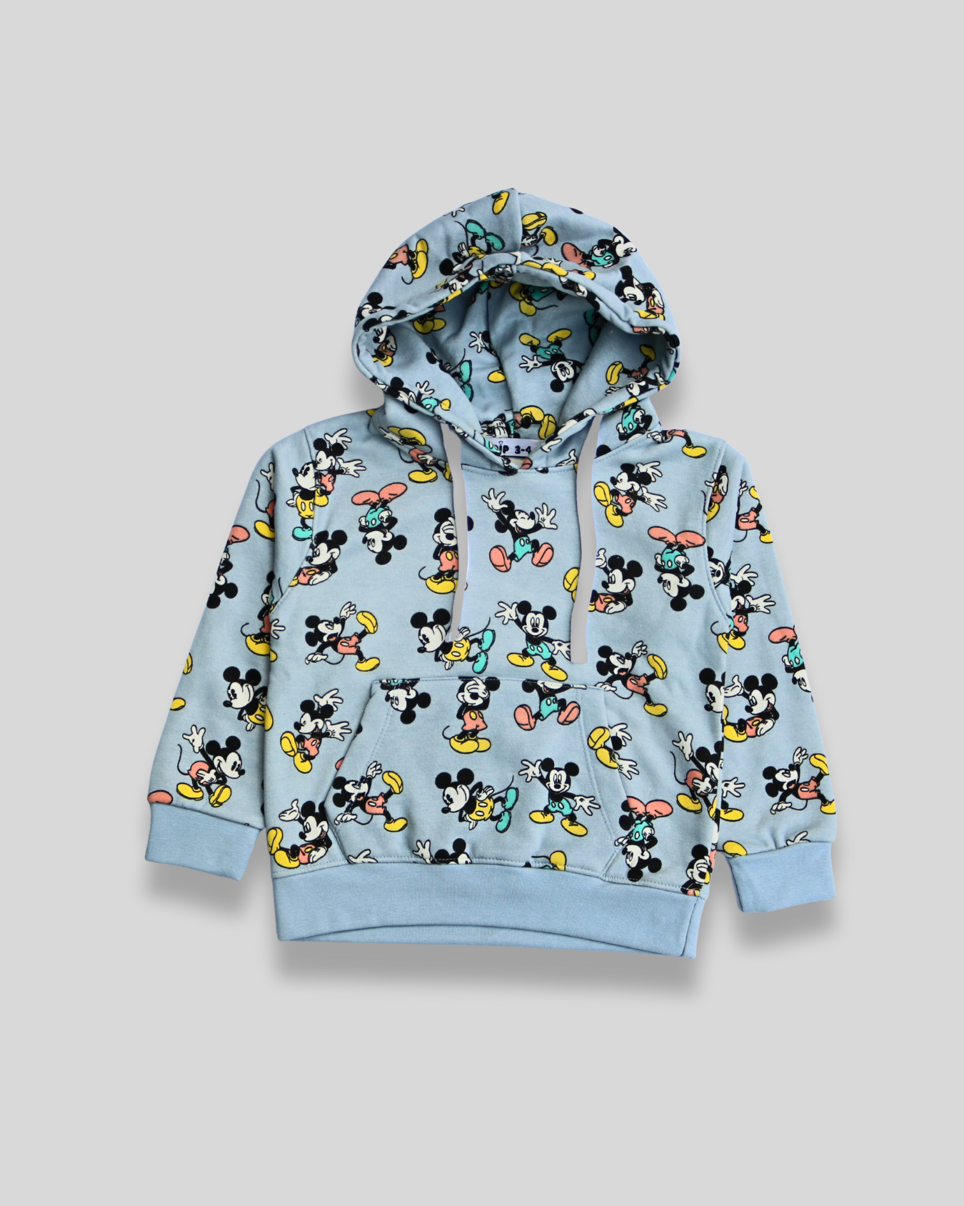 Mickey Mouse All-Over Print Cotton Fleece Hoodie