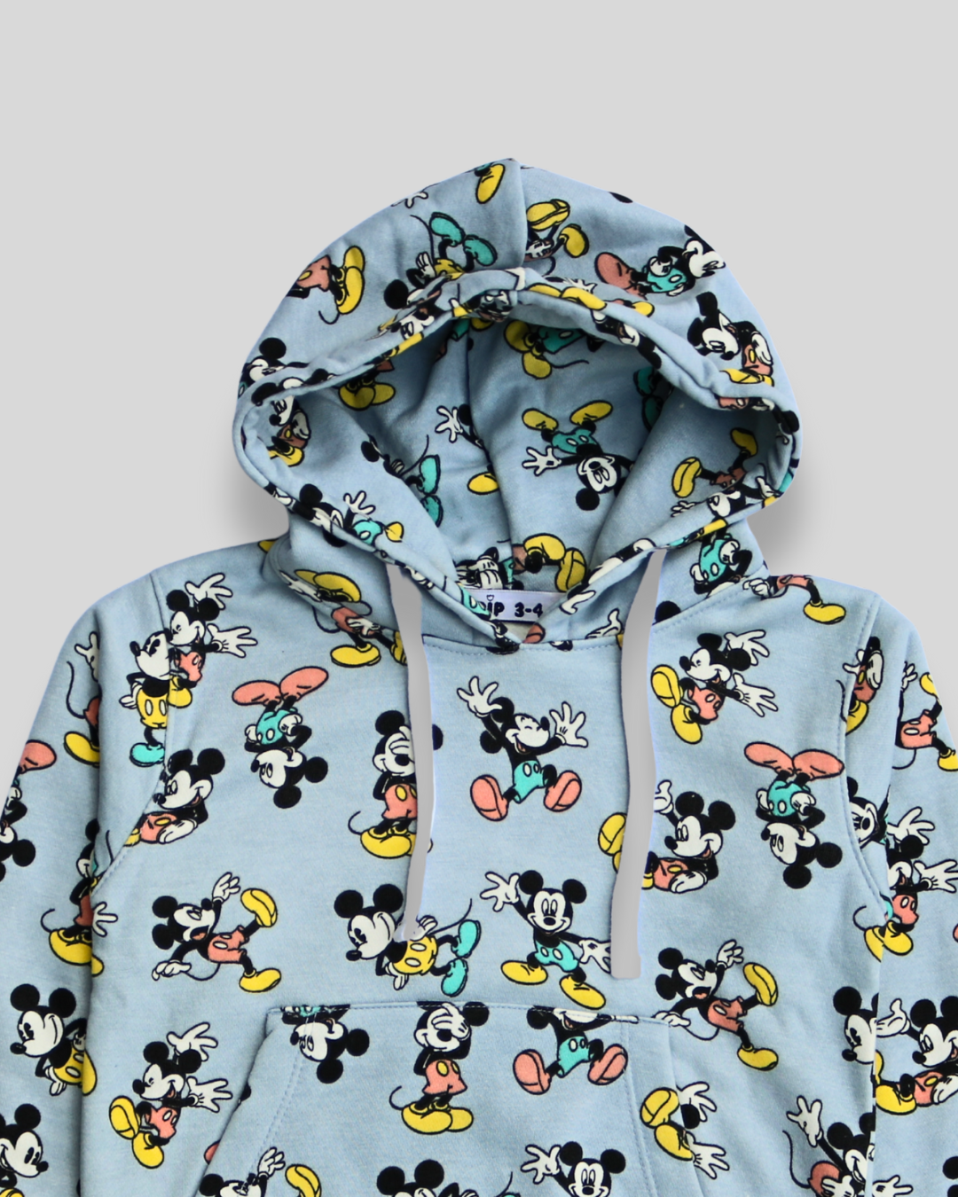 Mickey Mouse All-Over Print Cotton Fleece Hoodie