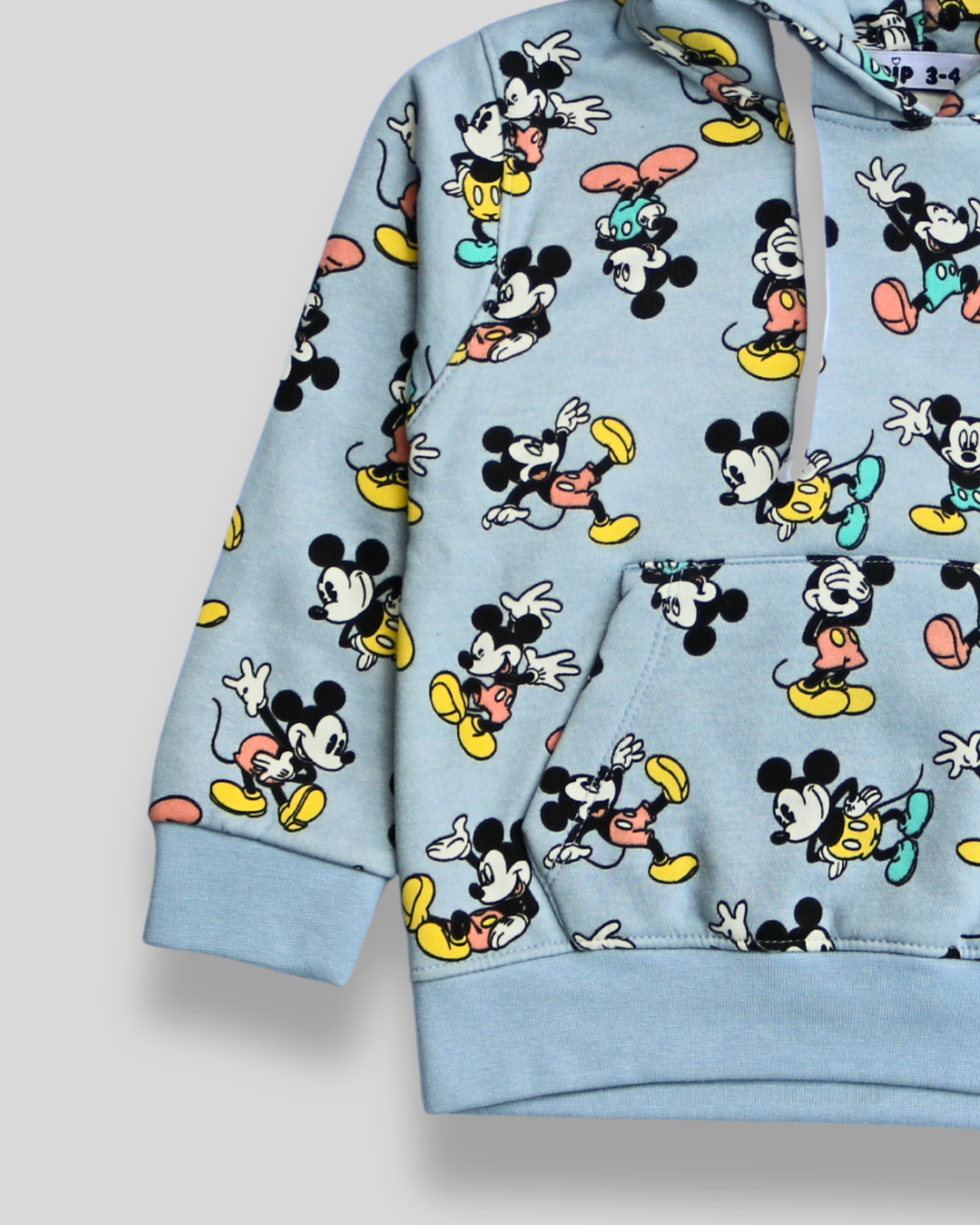 Mickey Mouse All-Over Print Cotton Fleece Hoodie