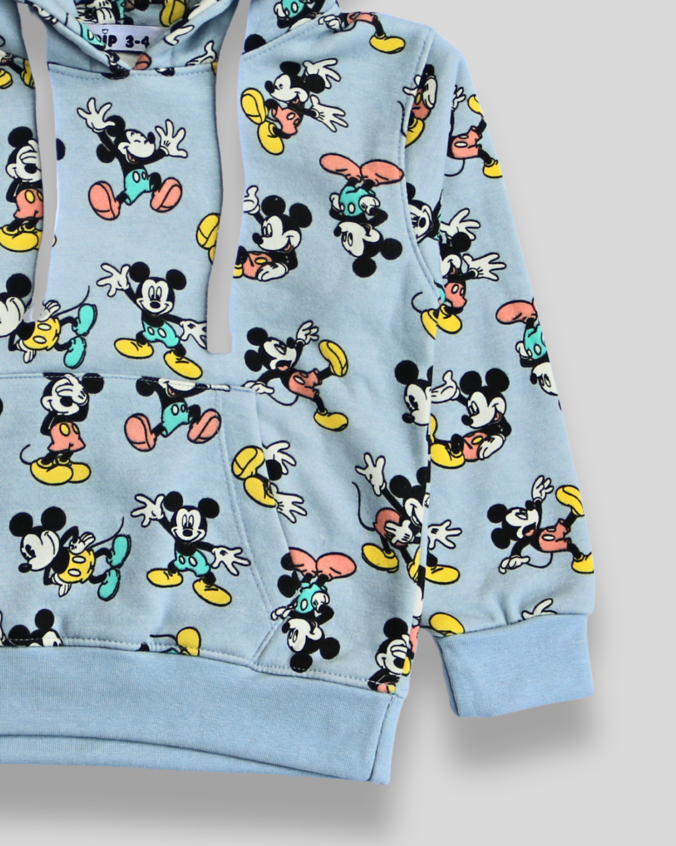 Mickey Mouse All-Over Print Cotton Fleece Hoodie