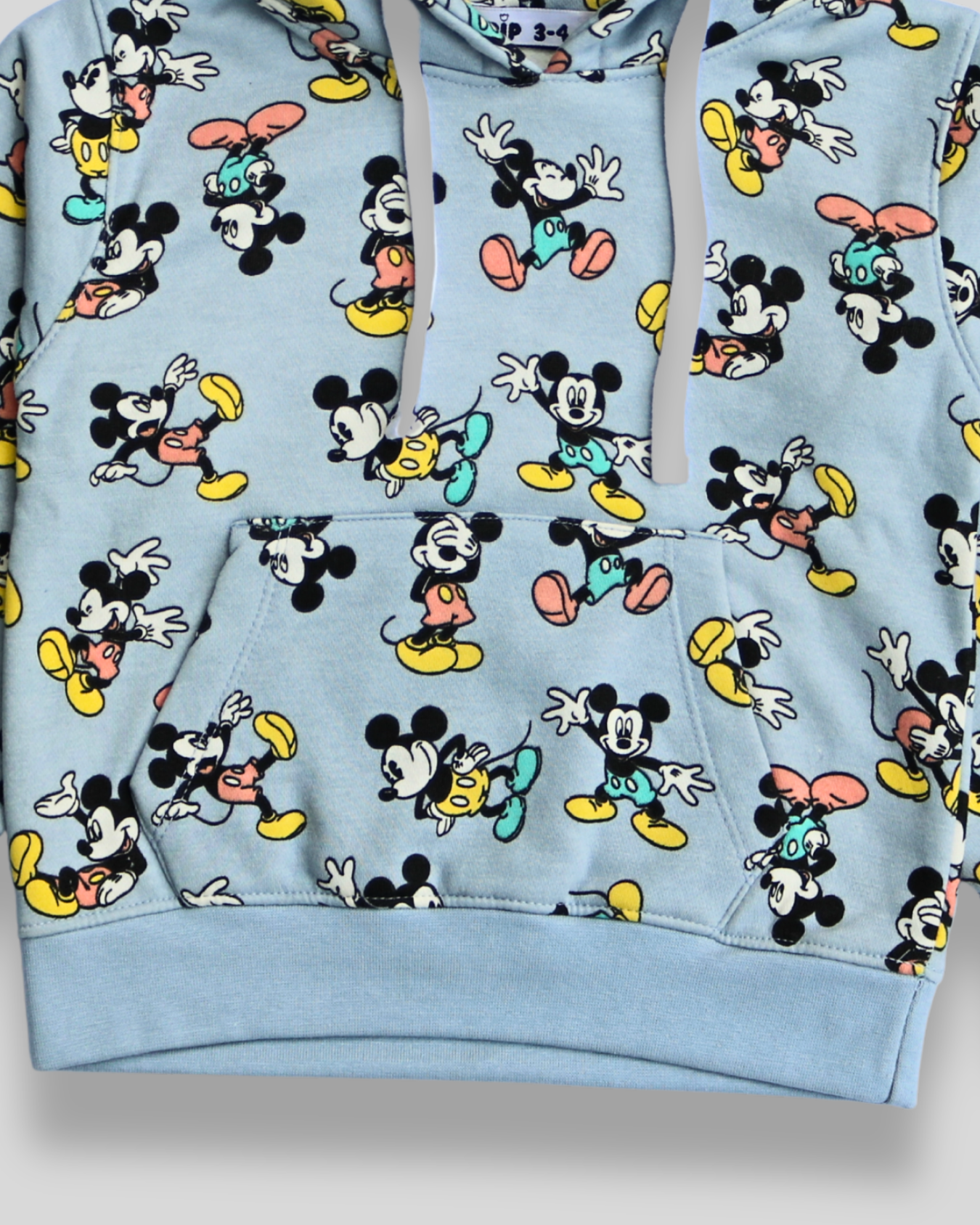 Mickey Mouse All-Over Print Cotton Fleece Hoodie