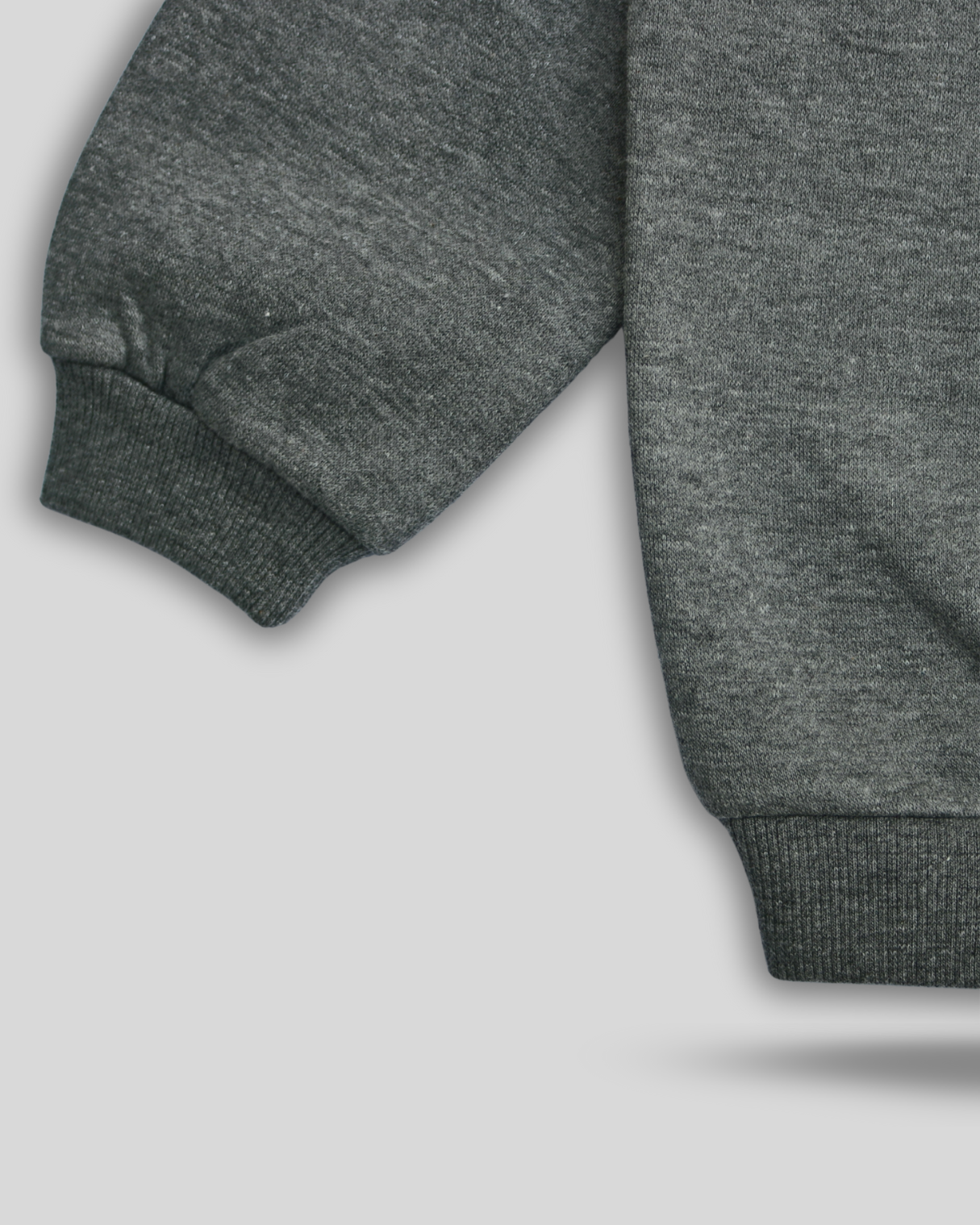 Girls Cozy "Pug, Love & Pizza" Cotton Fleece Sweatshirt