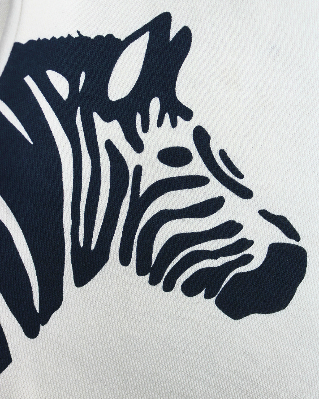 Girls Trendy Zebra Graphic Fleece Sweatshirt with Frill Hem